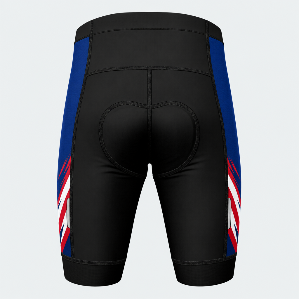 Men's US Patriotic Eagle Pride Cycling Shorts - Back