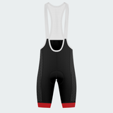 Men's Wildland Firefighter Flame Cycling Bib Shorts - Front