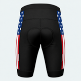 Men's Stars and Stripes Cycling Shorts - Back