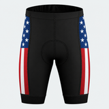 Men's Stars and Stripes Cycling Shorts - Front