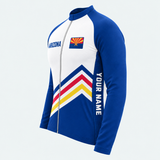 Men's Personalized Long Sleeve Cycling Jersey – Arizona Summit Chevron - Side