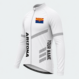 Men's Personalized Long Sleeve Cycling Jersey – Arizona Saguaro Road - Side