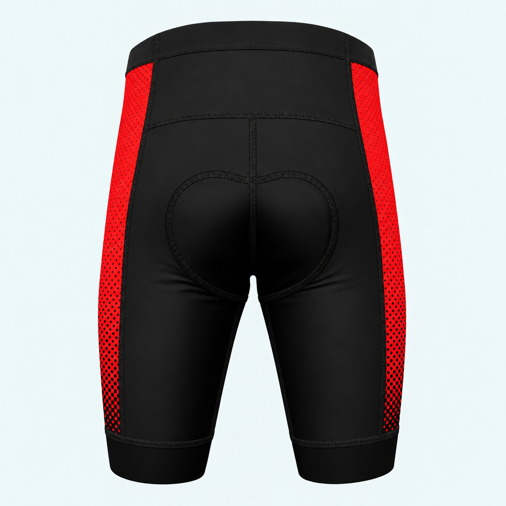 Men's US Fire Rescue Shield Cycling Shorts - Back