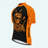Men's Personalized Short Sleeve Cycling Jersey – Mechanic I Can Fix A Lot - Front 45°