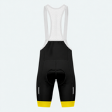 Men's Spain Brush Flag Cycling Bib Shorts - Back
