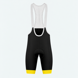 Men's Spain Brush Flag Cycling Bib Shorts - Front