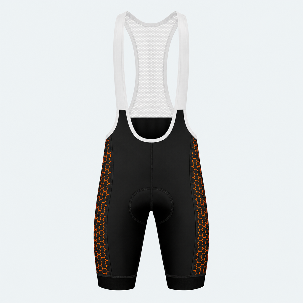 Men's Welder Welding Sparks Cycling Bib Shorts - Front