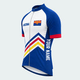 Men's Personalized Short Sleeve Cycling Jersey – Arizona Summit Chevron - Back