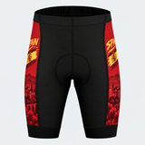 Men's Spain Bold Brush Cycling Shorts - Front