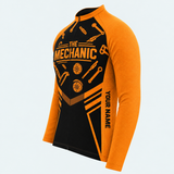 Men's Personalized Long Sleeve Cycling Jersey – The Mechanic Tools - Side