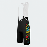 Men's Math Teacher Triangles Cycling Bib Shorts - Side