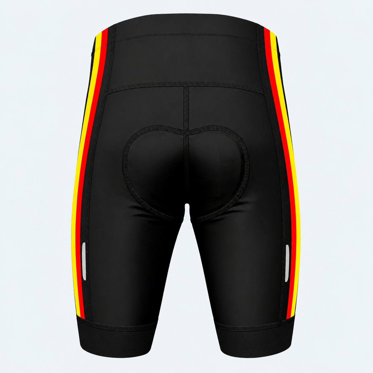 Men's Spain Heraldic Stripe Cycling Shorts - Back