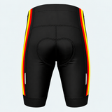 Men's Spain Heraldic Stripe Cycling Shorts - Back
