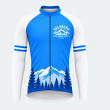 Men's Personalized Long Sleeve Cycling Jersey – Oklahoma Sooner Ridge - Front