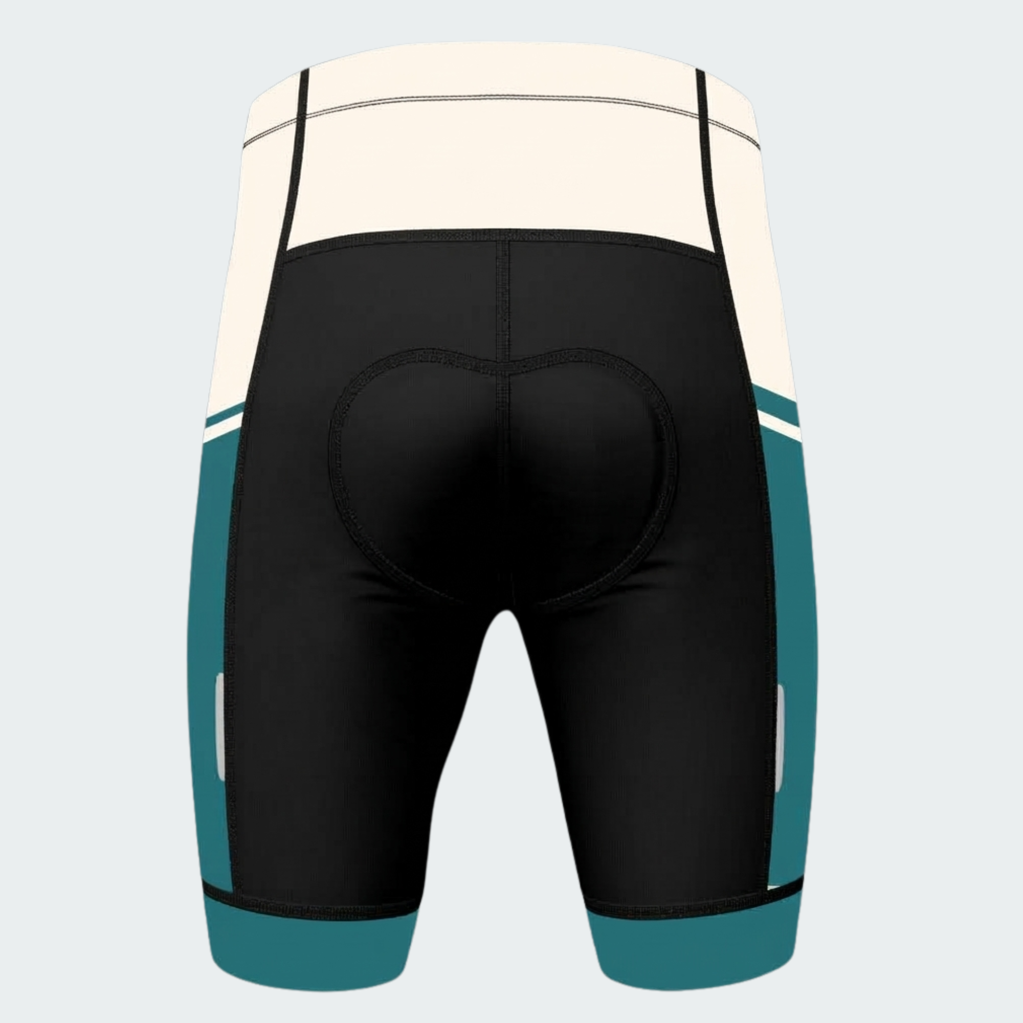 Men's California Republic Palm Shield Cycling Shorts - Back