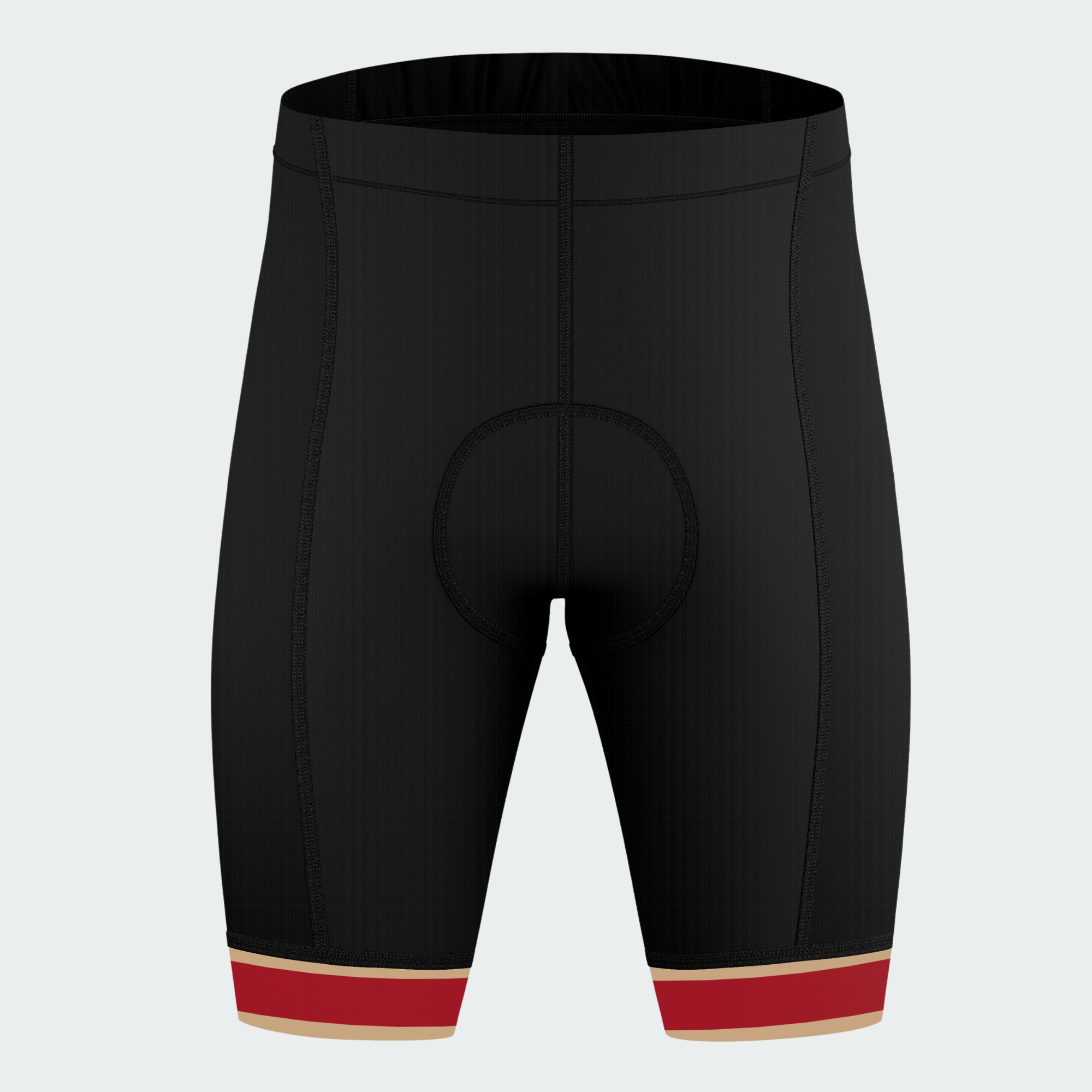 Men's Texas Bull Rider Cycling Shorts - Front