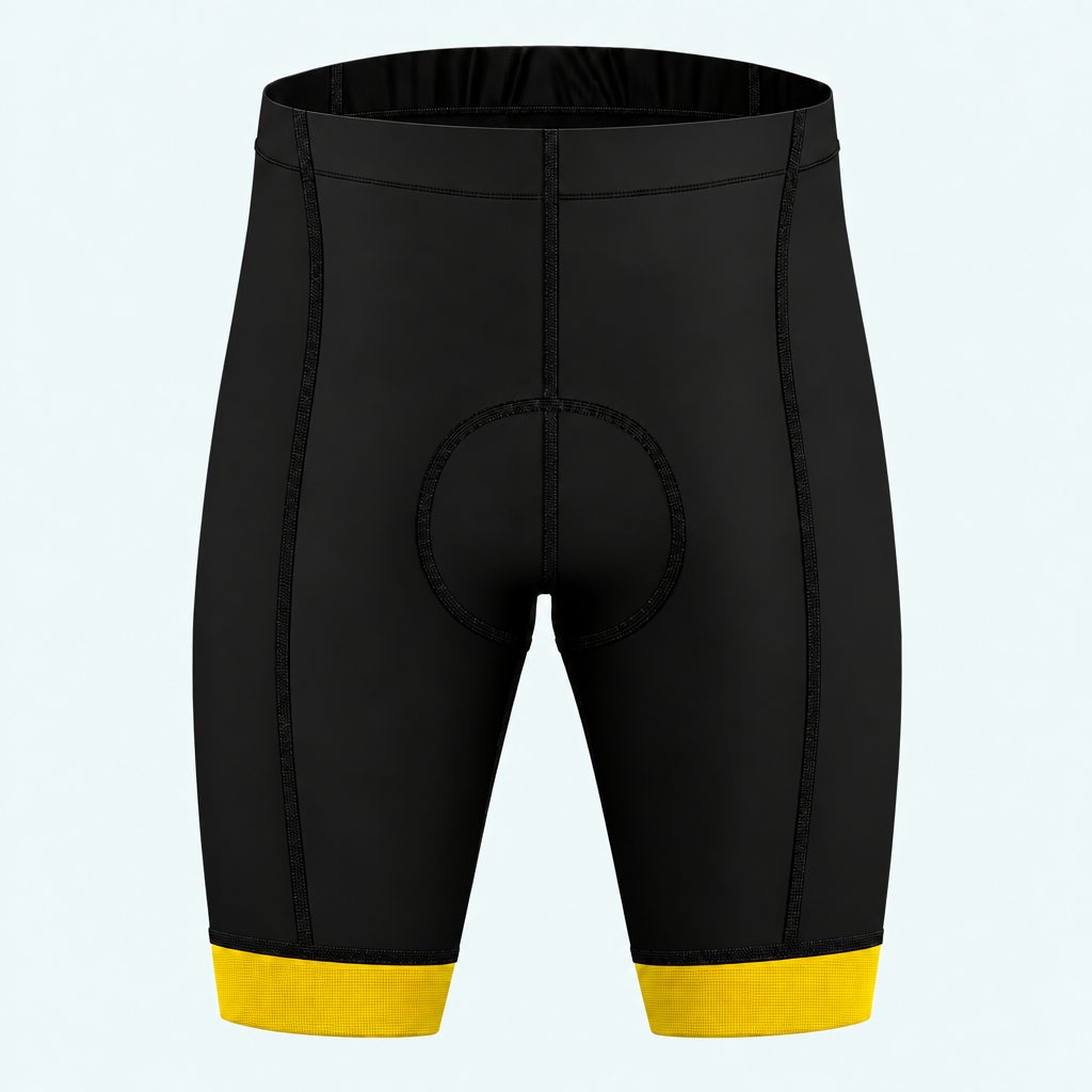 Men's Spain Brush Flag Cycling Shorts - Front