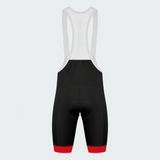 Men's US Firefighter Skull And Stripes Cycling Bib Shorts - Back