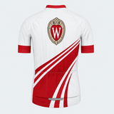 Men's Personalized Short Sleeve Cycling Jersey – University of Wisconsin- Madison Alumni Pride - Back