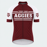 Men's Personalized Short Sleeve Cycling Jersey – Texas A&M Aggies Pride - Front