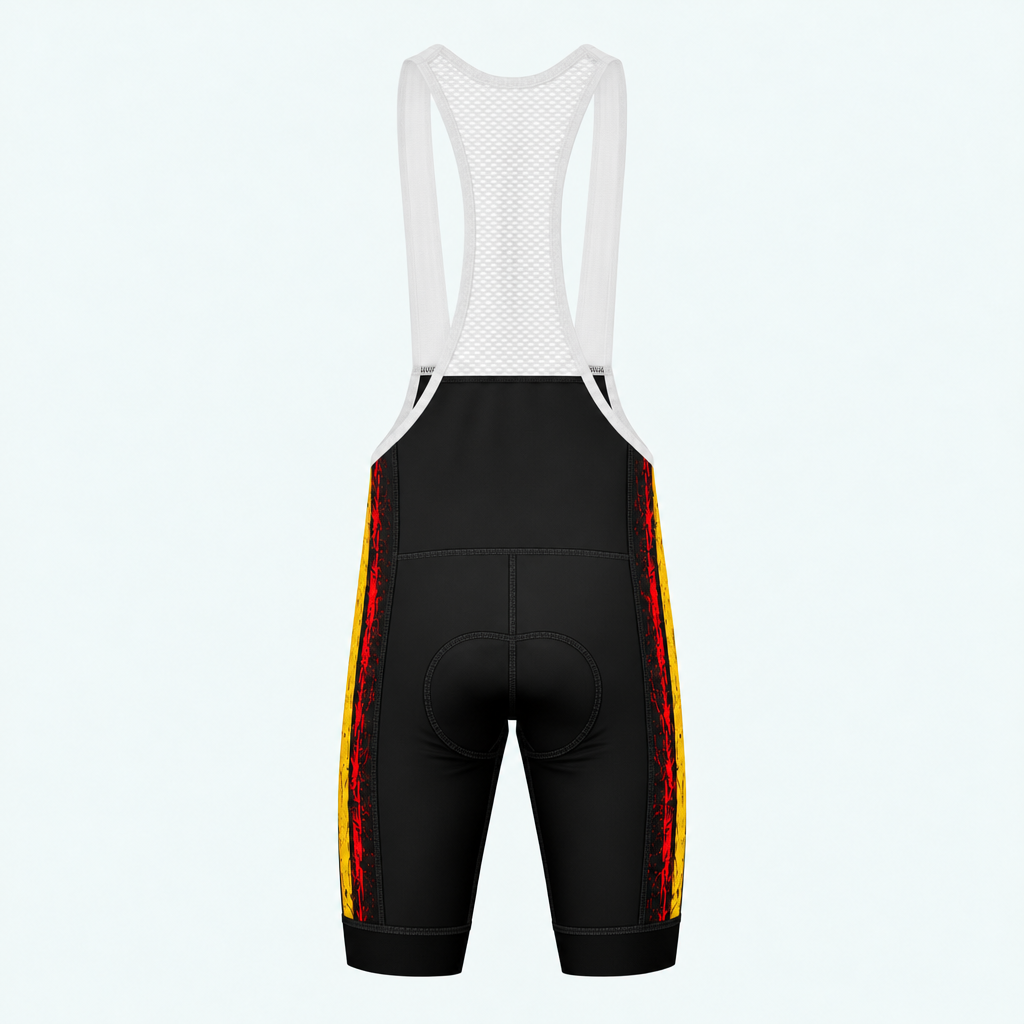 Men's US Firefighter Honor Cycling Bib Shorts - Back