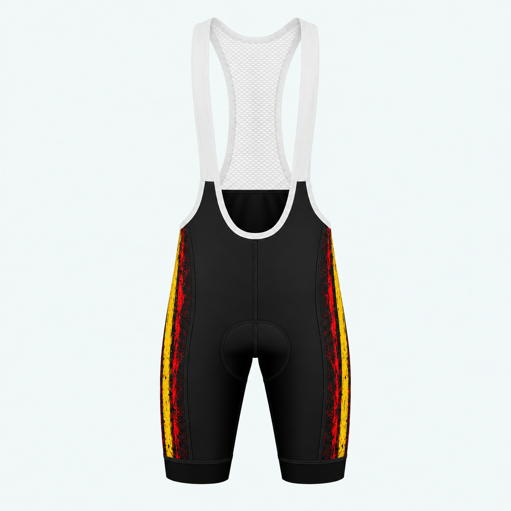 Men's US Firefighter Honor Cycling Bib Shorts - Front