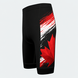 Men's Canada Maple Leaf Cycling Shorts - Side