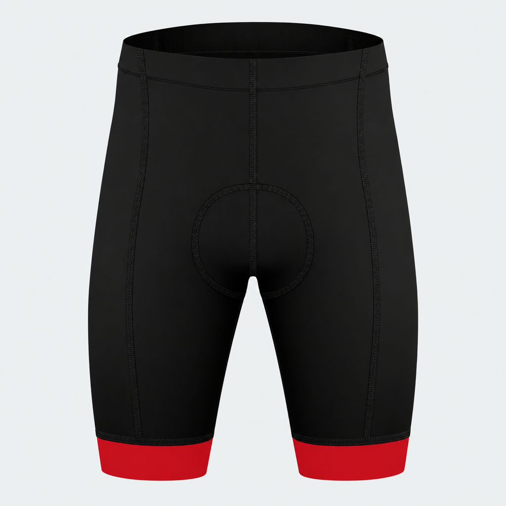 Men's Wildland Firefighter Chainsaw Flag Cycling Shorts - Front