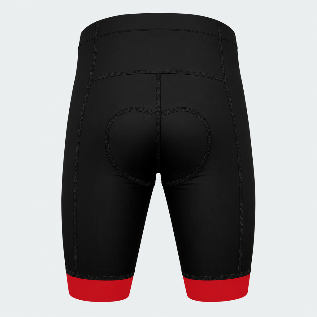 Men's US Firefighter And US Flag Cycling Shorts - Back