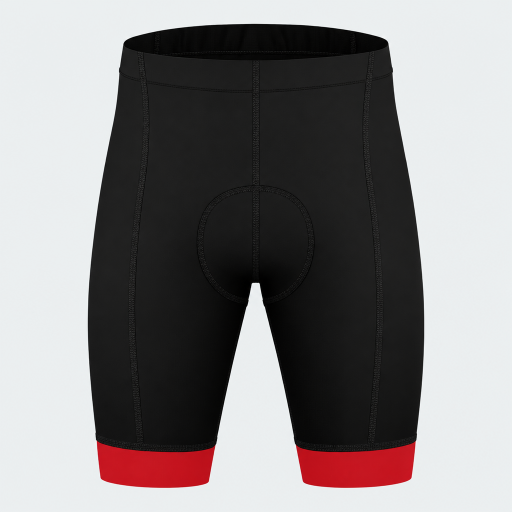 Men's US Firefighter And US Flag Cycling Shorts - Front