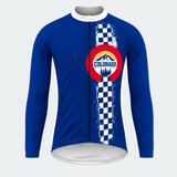 Men's Personalized Long Sleeve Cycling Jersey – Colorado Peak Roundel - Front