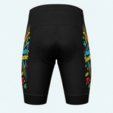 Men's Math Teacher Triangles Cycling Shorts - Back