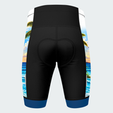 Men's Florida Beachfront Flamingos Cycling Shorts - Back