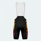 Men's Spain National Pride Cycling Bib Shorts - Back