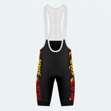 Men's Spain National Pride Cycling Bib Shorts - Front