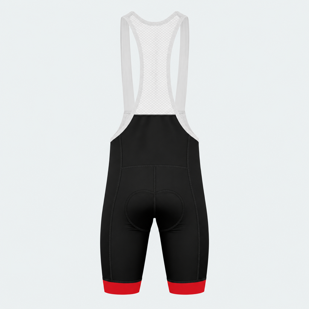 Men's Wildland Firefighter Chainsaw Cycling Bib Shorts - Back