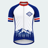 Men's Personalized Short Sleeve Cycling Jersey – Arkansas Mountain Crest - Front