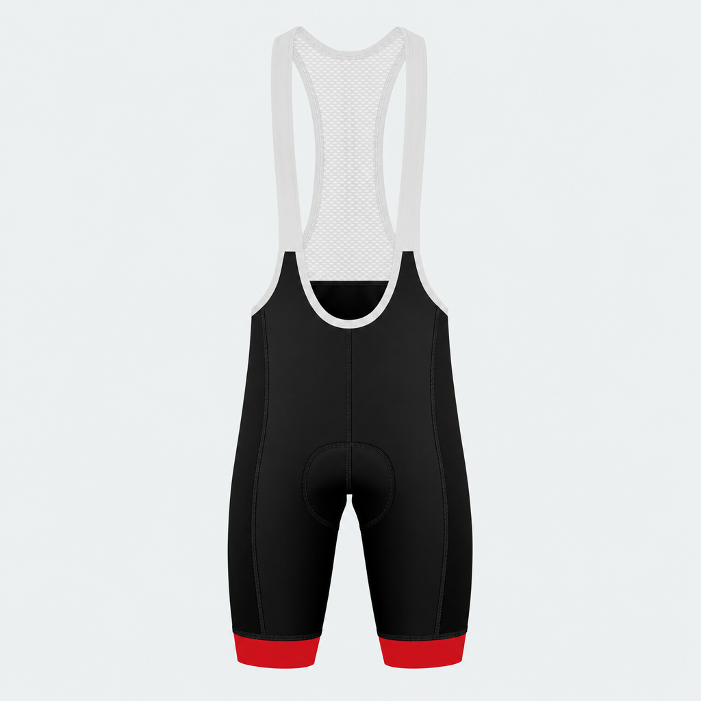 Men's Wildland Firefighter Blaze Cycling Bib Shorts - Front