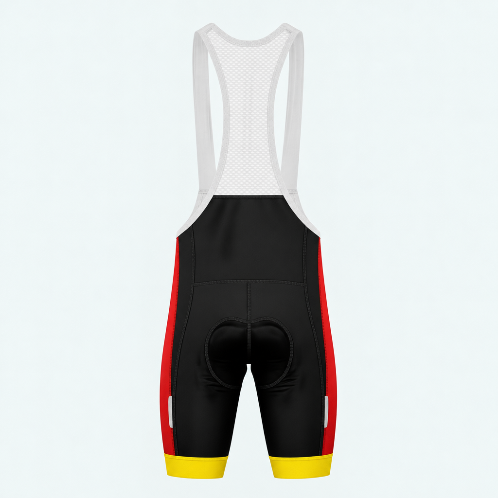 Men's US Firefighter Axe and Cross Cycling Bib Shorts - Back