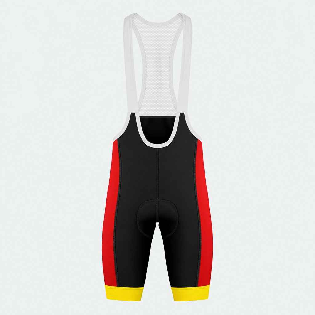 Men's US Firefighter Axe and Cross Cycling Bib Shorts - Front