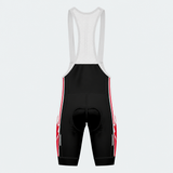 Men's Canada Red Maple Cycling Bib Shorts - Back