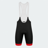 Men's Wildland Firefighter Flame Shield Cycling Bib Shorts - Front