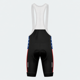 Men's Stars and Stripes Cycling Bib Shorts - Back