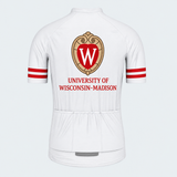 Men's Personalized Short Sleeve Cycling Jersey – University of Wisconsin- Madison Alumni Stars & Stripes - Back