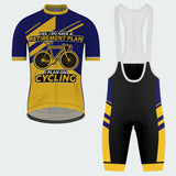 Men's Old Man Retirement Plan Regular Fit Cycling Kit