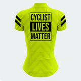 Women's Cyclist Lives Matter Regular Fit Cycling Jersey
