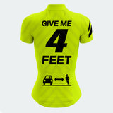 Women's Give Me 4 Feet Regular Fit Cycling Jersey