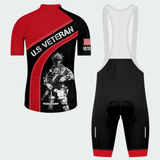 Men’s Personalized U.S. Veteran Proud Service Cycling Jersey & Kit