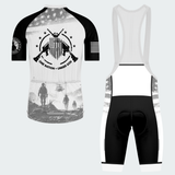 Men’s Personalized One Nation Under God Military Veteran Cycling Jersey & Kit