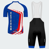 Men’s Personalized American Veteran Proudly Served Cycling Jersey & Kit